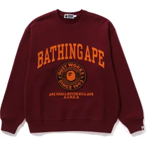 Mens College Graphic Crewneck Sweatshirt