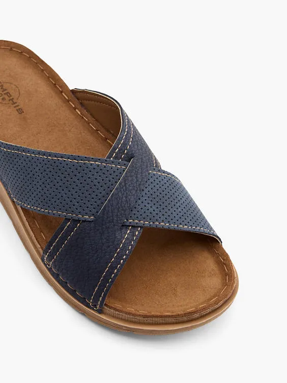 Men's Cross Strap Sandals by Memphis One