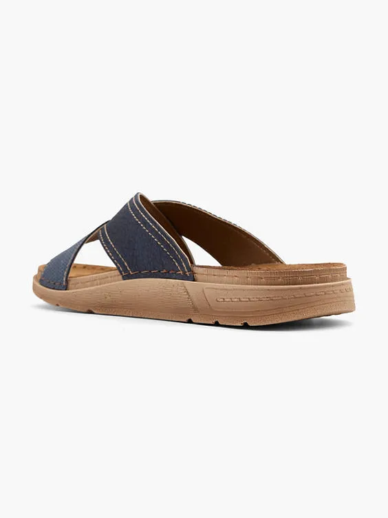 Men's Cross Strap Sandals by Memphis One