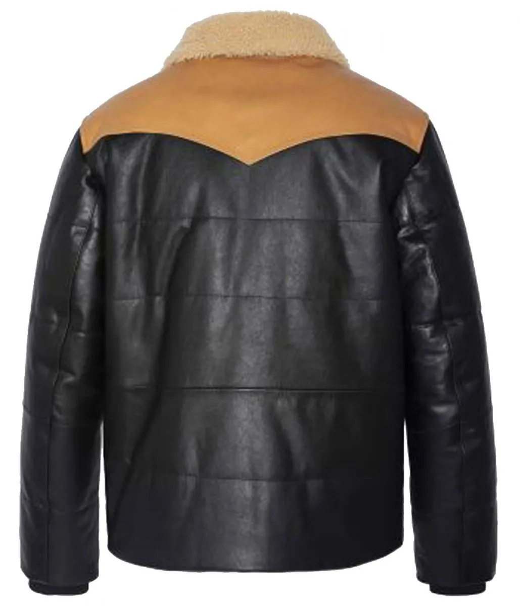 Men's Rancher Puffer Leather Fur