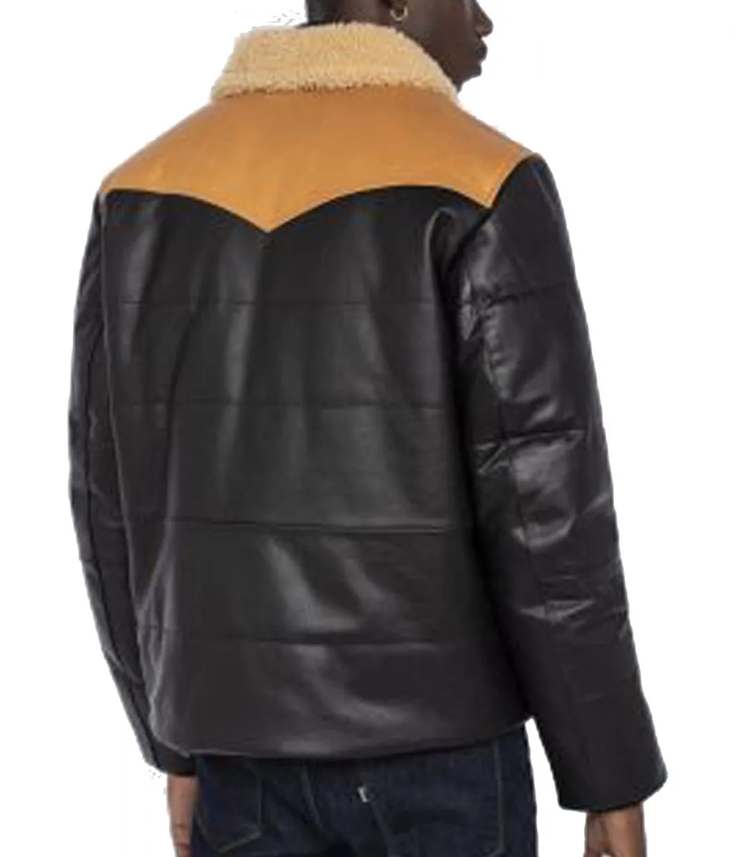 Men's Rancher Puffer Leather Fur