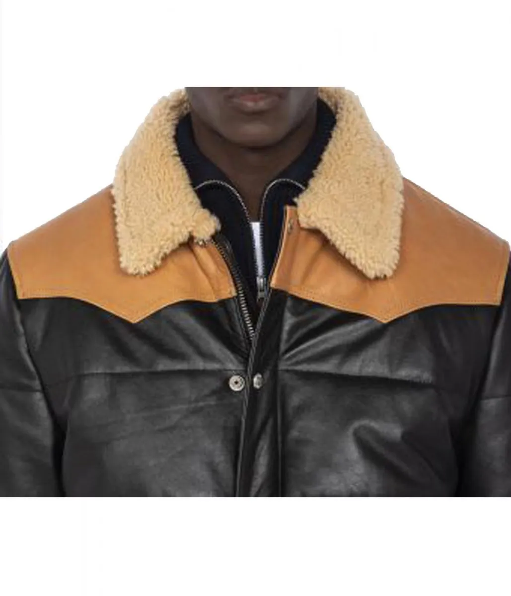 Men's Rancher Puffer Leather Fur