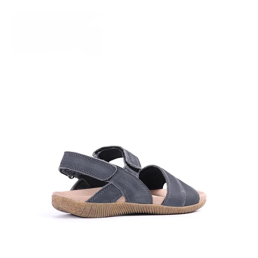 Gaius Backstrap Men's Sandals Navy Nubuck