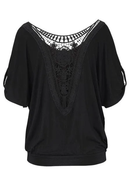 Gothic Floral Mesh Blouses for Women