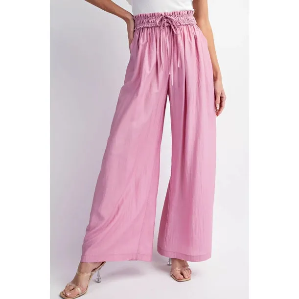 High Waisted Textured Pant Nola