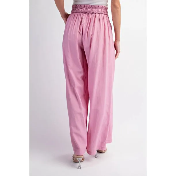 High Waisted Textured Pant Nola