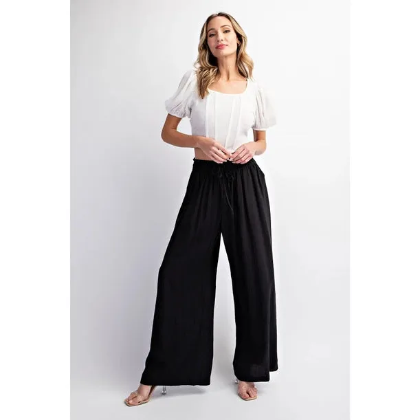 High Waisted Textured Pant Nola