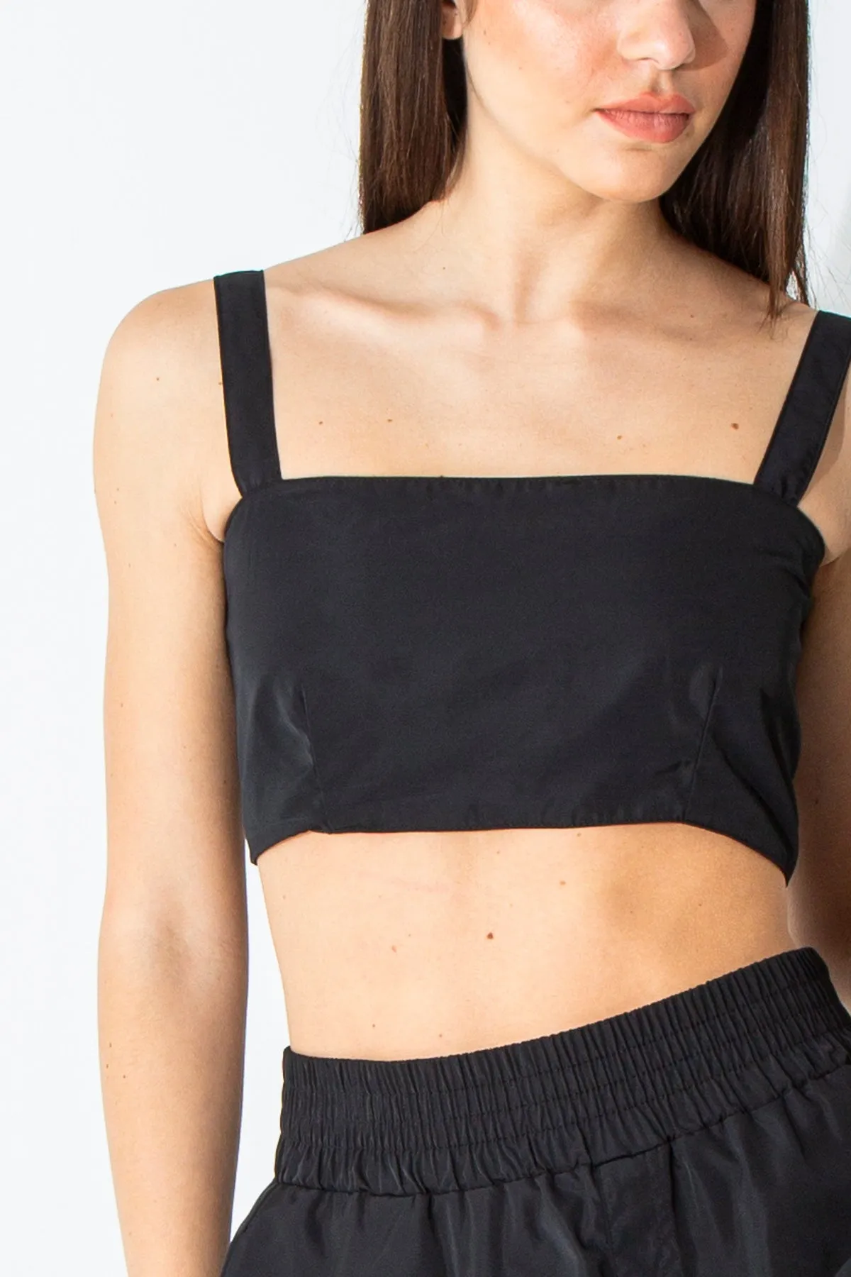 Nylon Crop Top