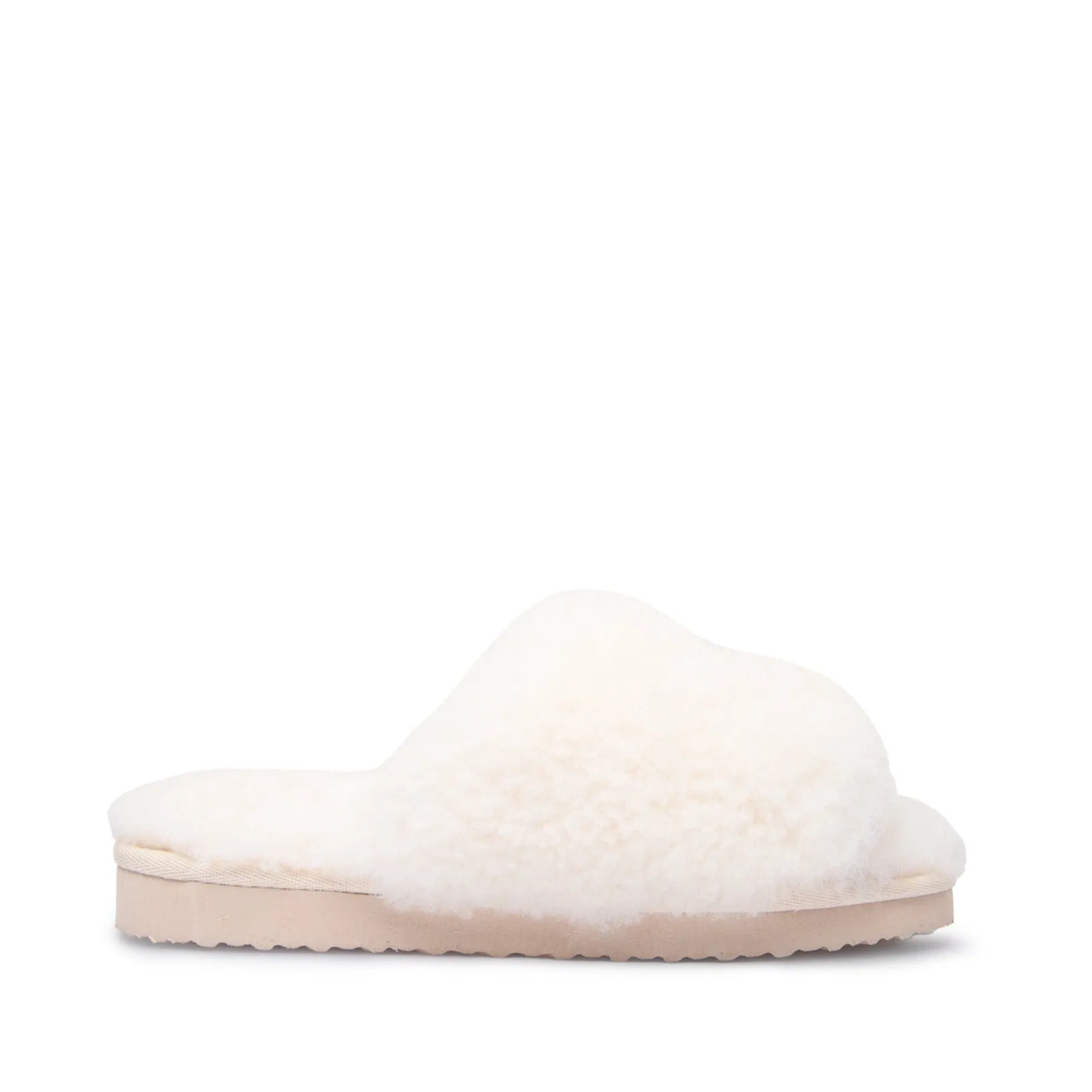 Off White Miriam Fur Slippers