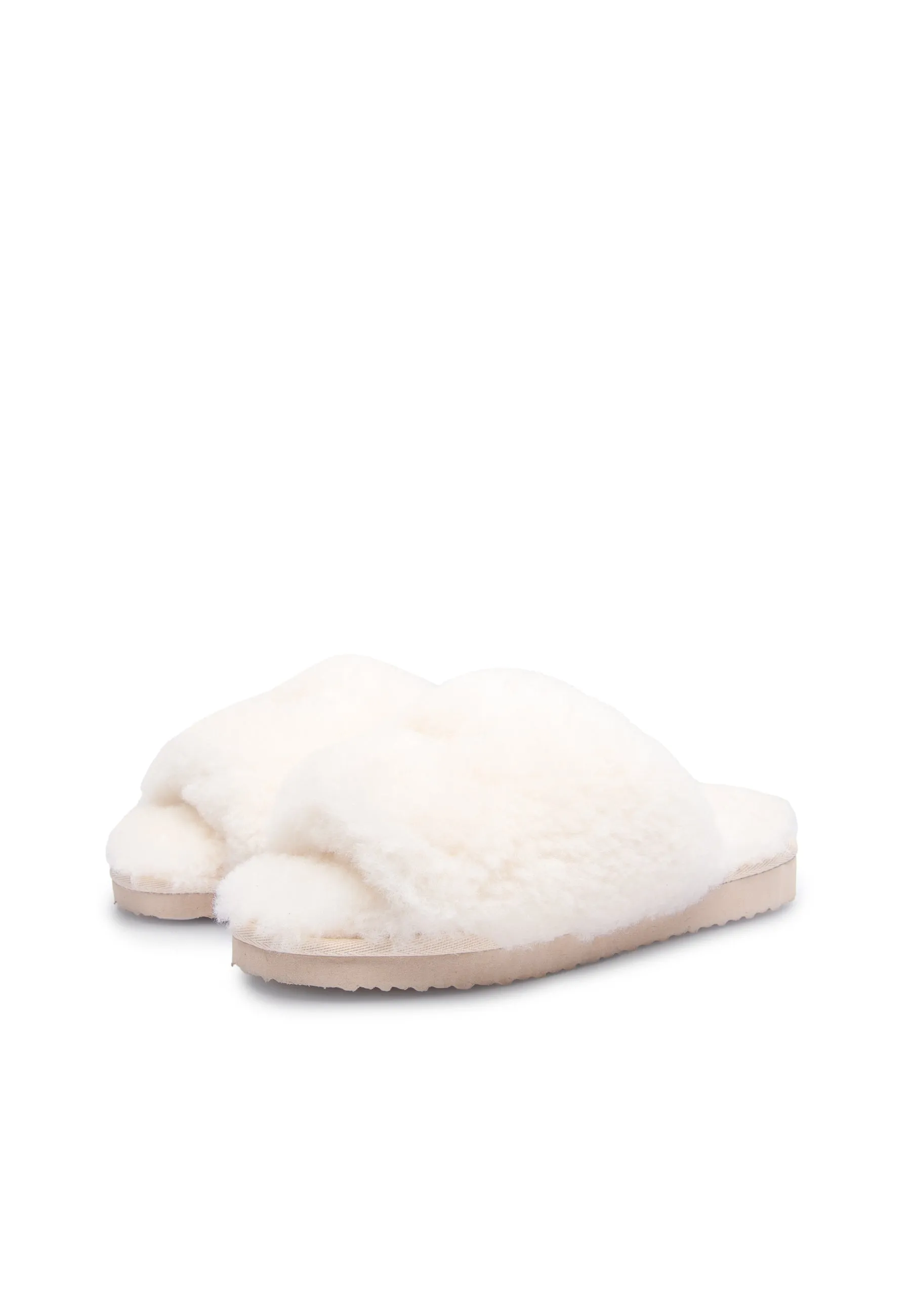 Off White Miriam Fur Slippers