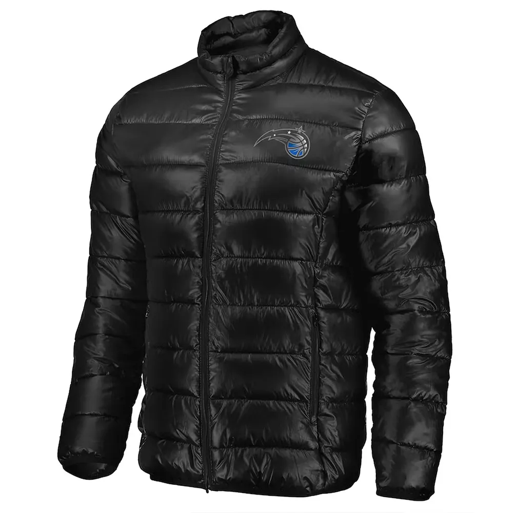 Orlando Magic Heater Puffer Black Jacket