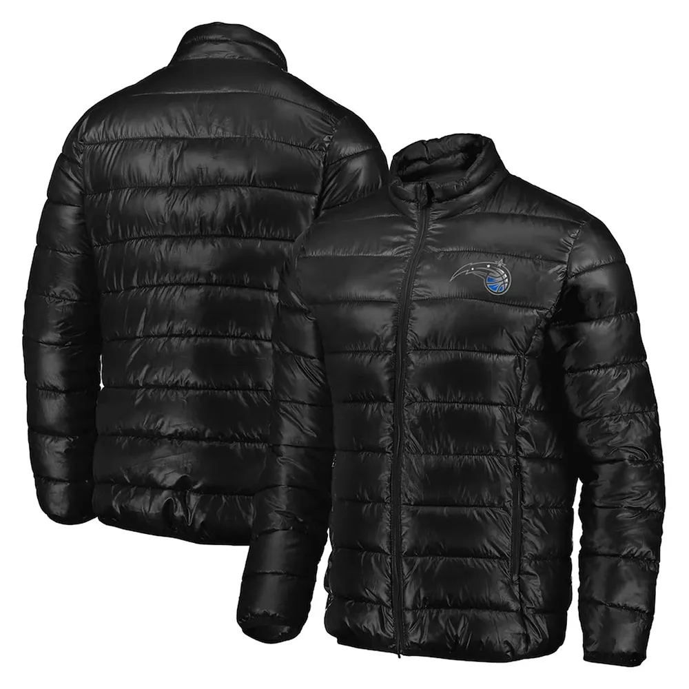 Orlando Magic Heater Puffer Black Jacket