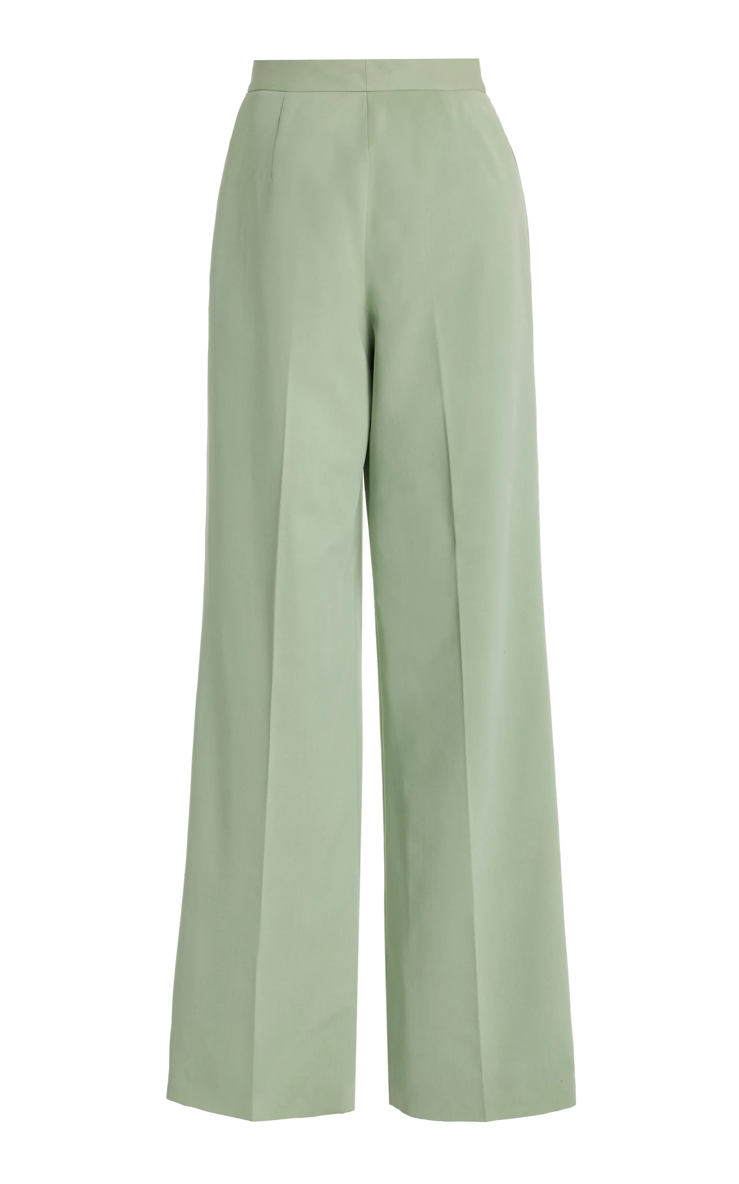 Oscar de la Renta High-Rise Silk Wide-Leg Pants