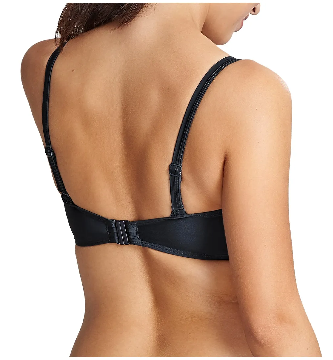 Graphite Panache Marina Underwire Molded Bandeau Bikini Top