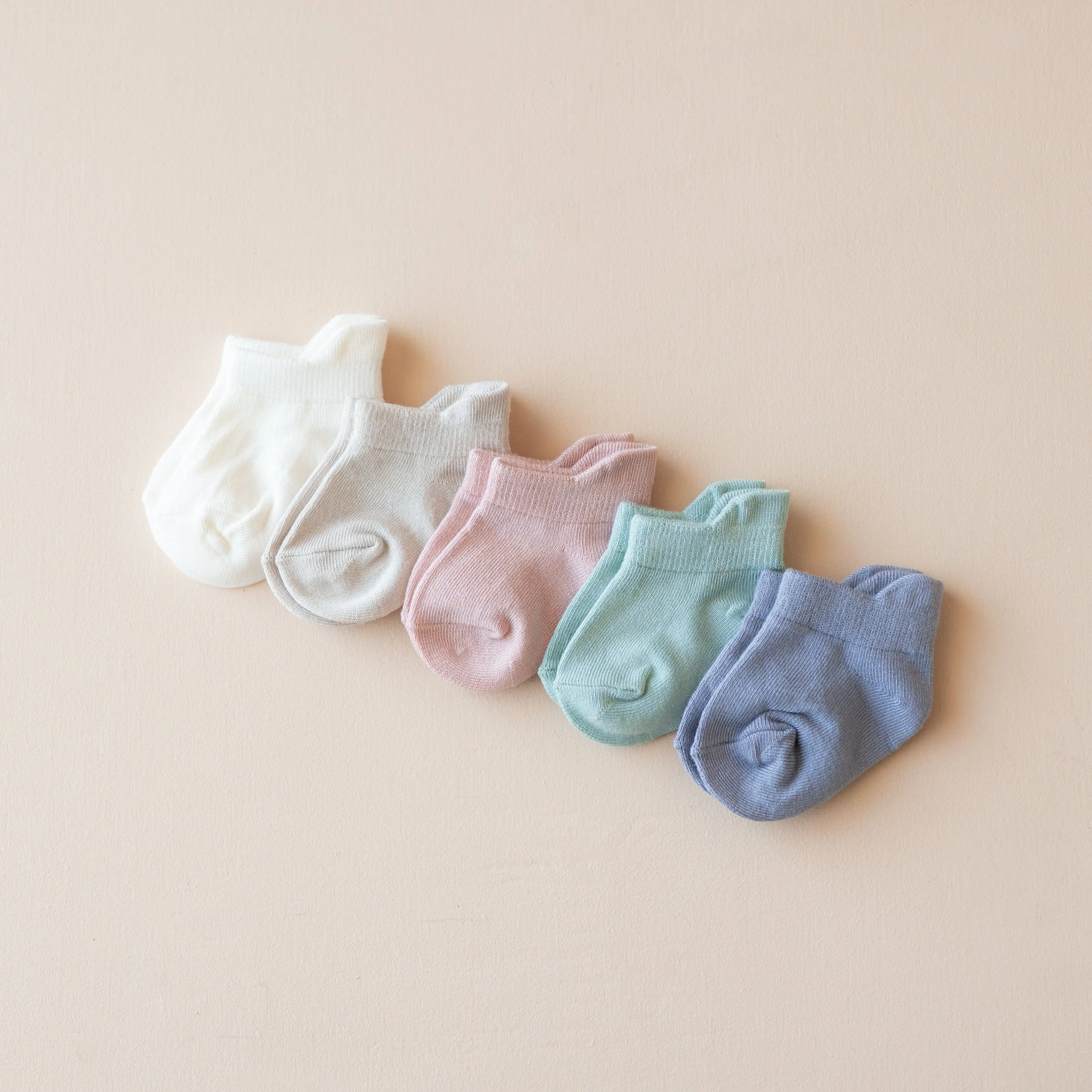 Pastel Ankle Socks Combo 5-Pack