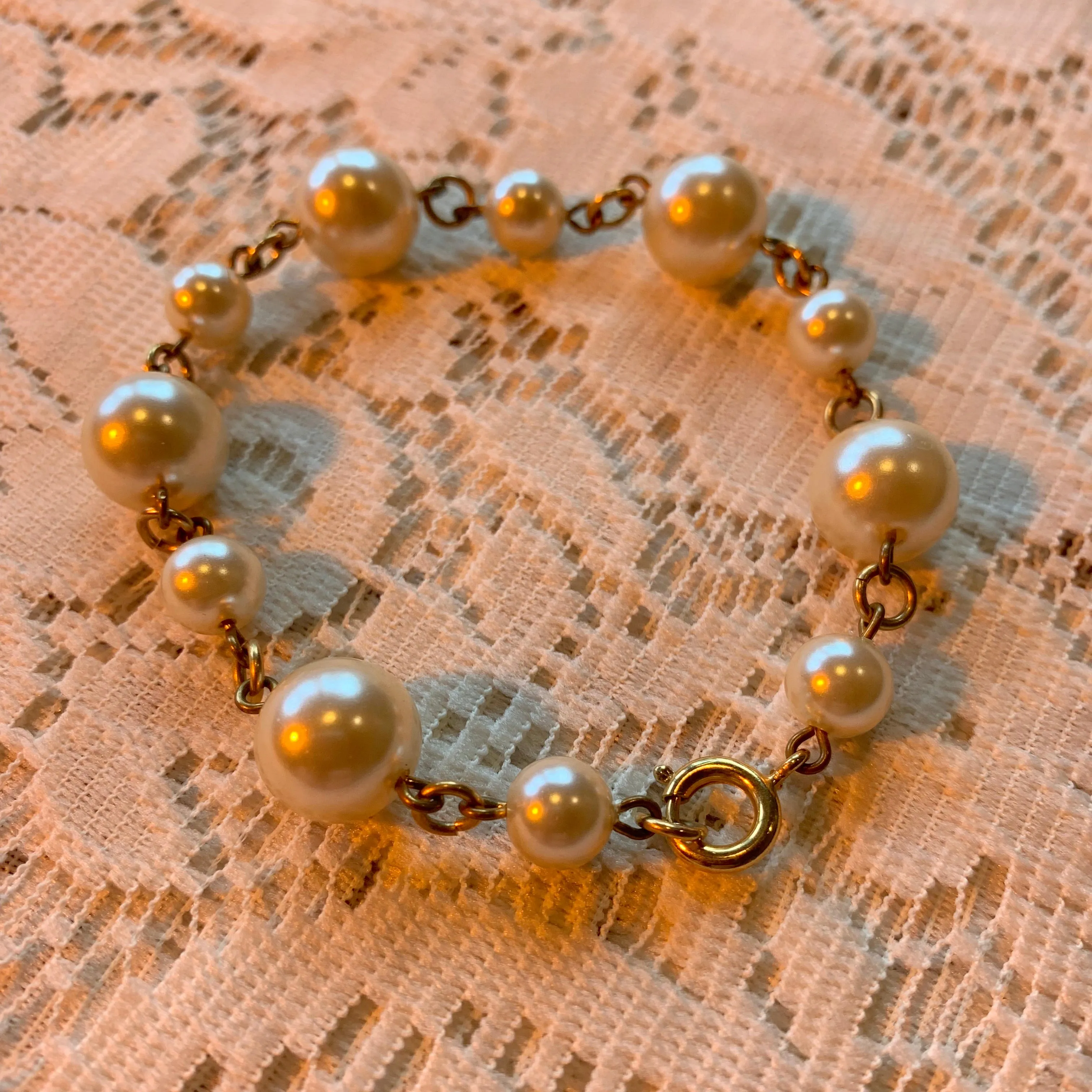 Pearl Chain Bracelet