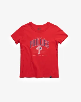 PHILADELPHIA PHILLIES COOPERSTOWN DOUBLE HEADER '47 FRANKLIN TEE KIDS