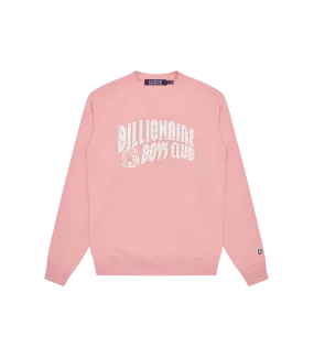 Pink Arch Logo Crewneck Sweatshirt