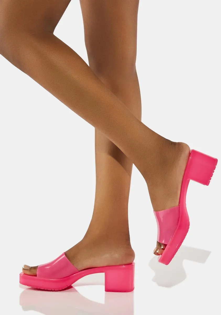 Pink Harlin Kitten Heels