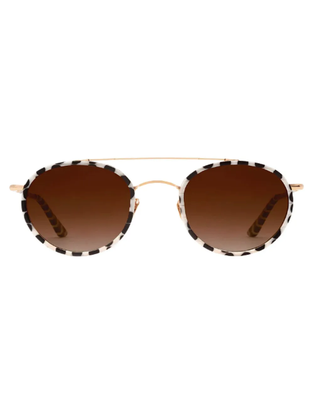 Porter Matte Domino 24K Titanium Sunglasses