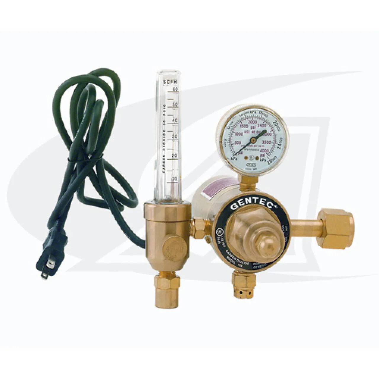 Premium  Co2 Heated Flowmeter/Regulator - 115V U.S.