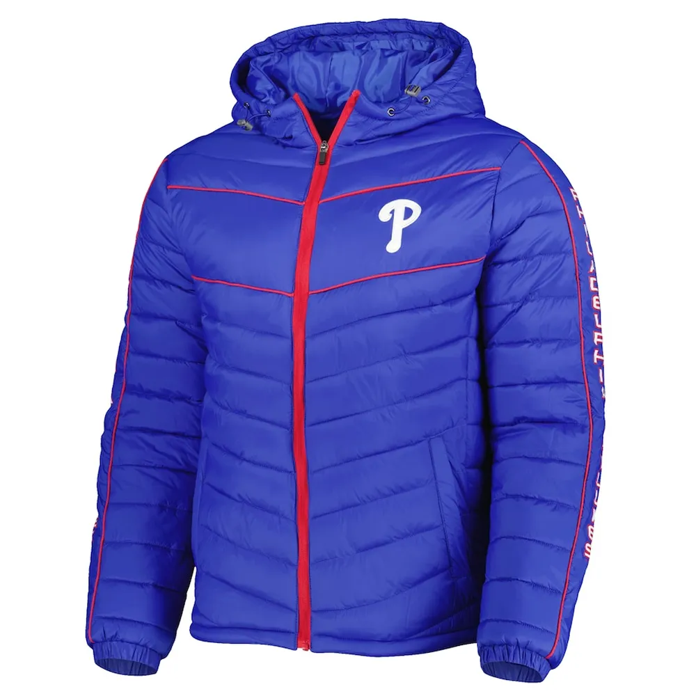 Phillies Royal Puffer Jacket