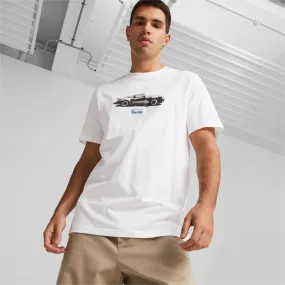 Puma Men's White Porsche Pl Graphic Tee