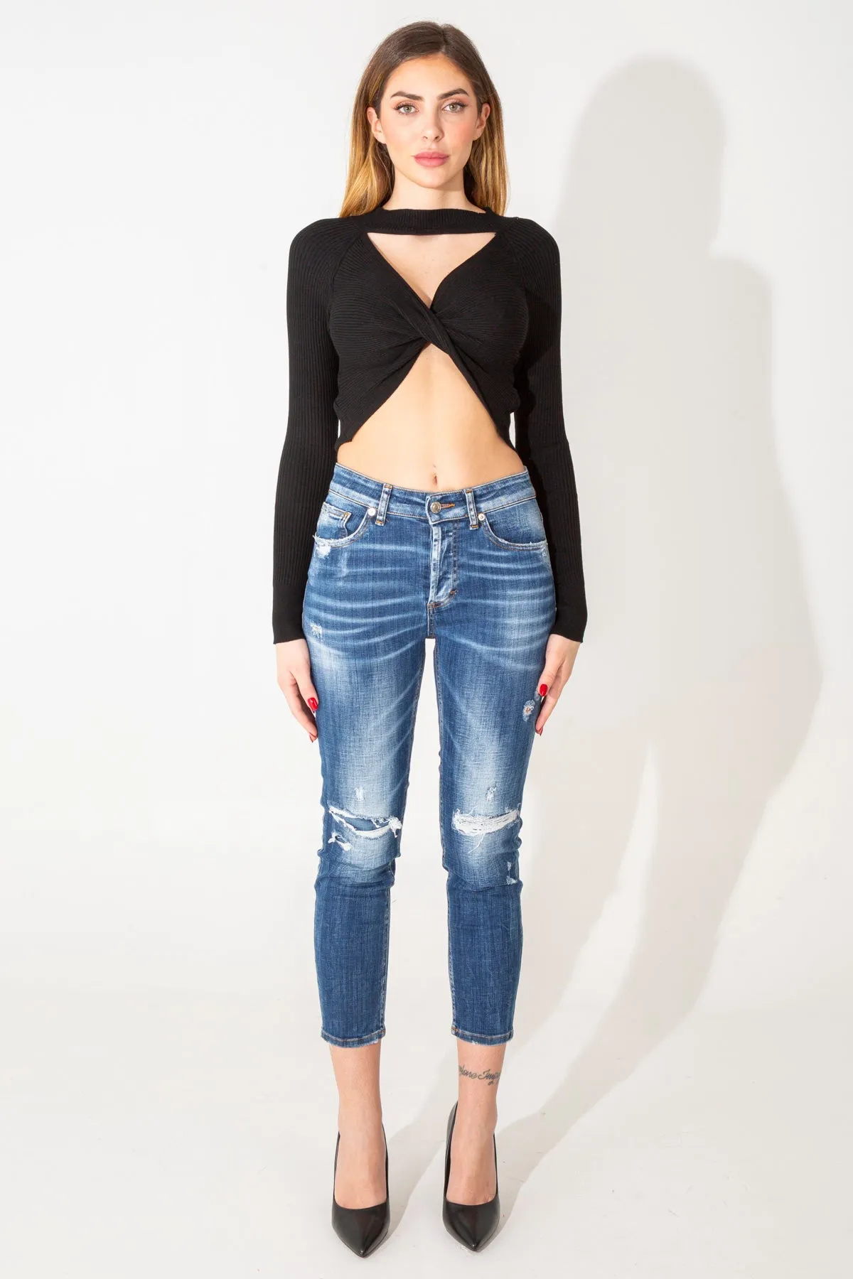 Ribbed Knit Crop Top