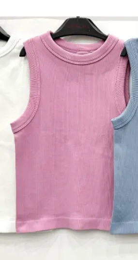 Comfy Ribbed Tank - 7 Shades