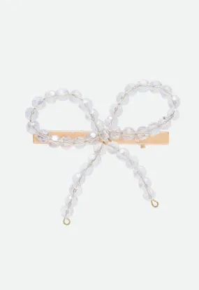 Ribbon Shape Crystal Hair Clip