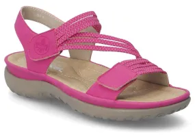 Womens Rieker Touch-Fastening Walking Sandal