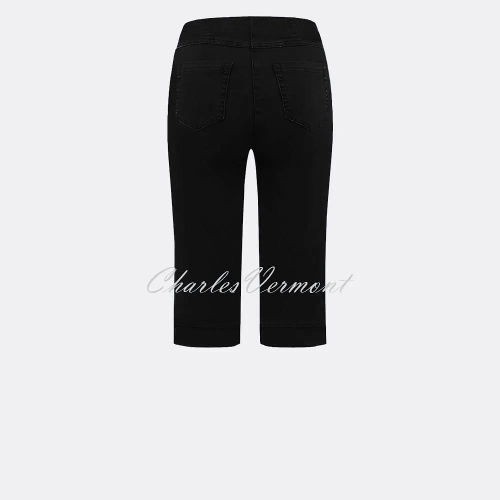 Bermuda Short - Black Denim Robell Bella 05