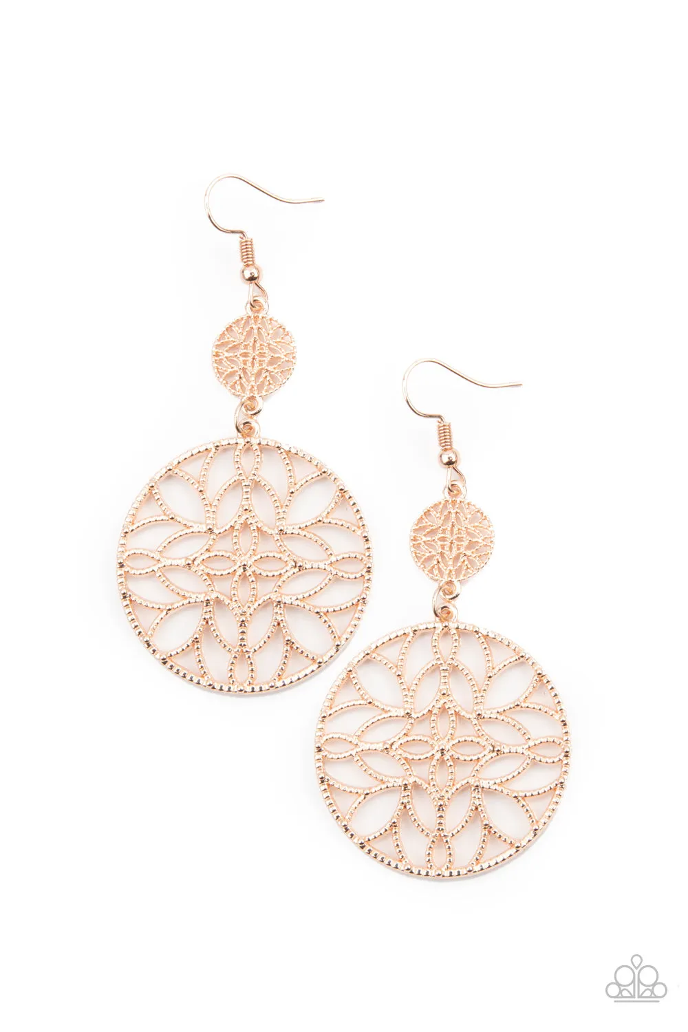 Mandala Eden Rose Gold Earring