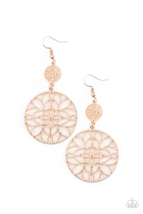 Mandala Eden Rose Gold Earring