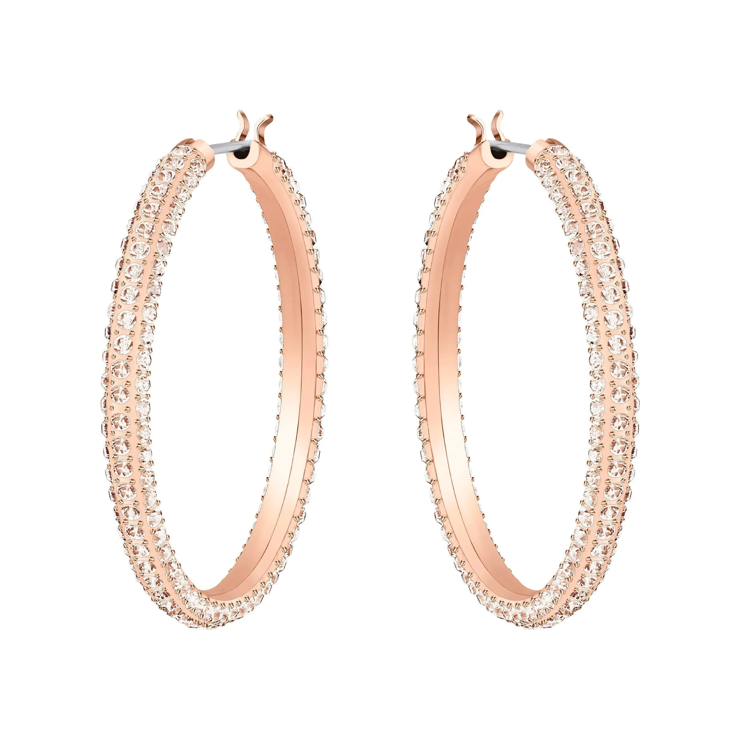 Crystal Leverback Earring with Studs in 14K Gold