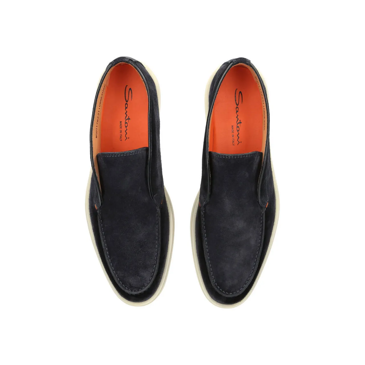 Santoni Detroit Suede Ankle Boots Blue