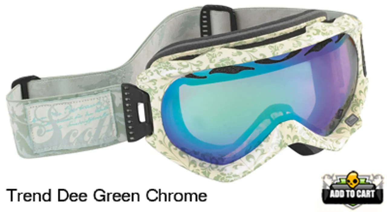 Scott Alibi Trend Dee Goggles Green Chrome