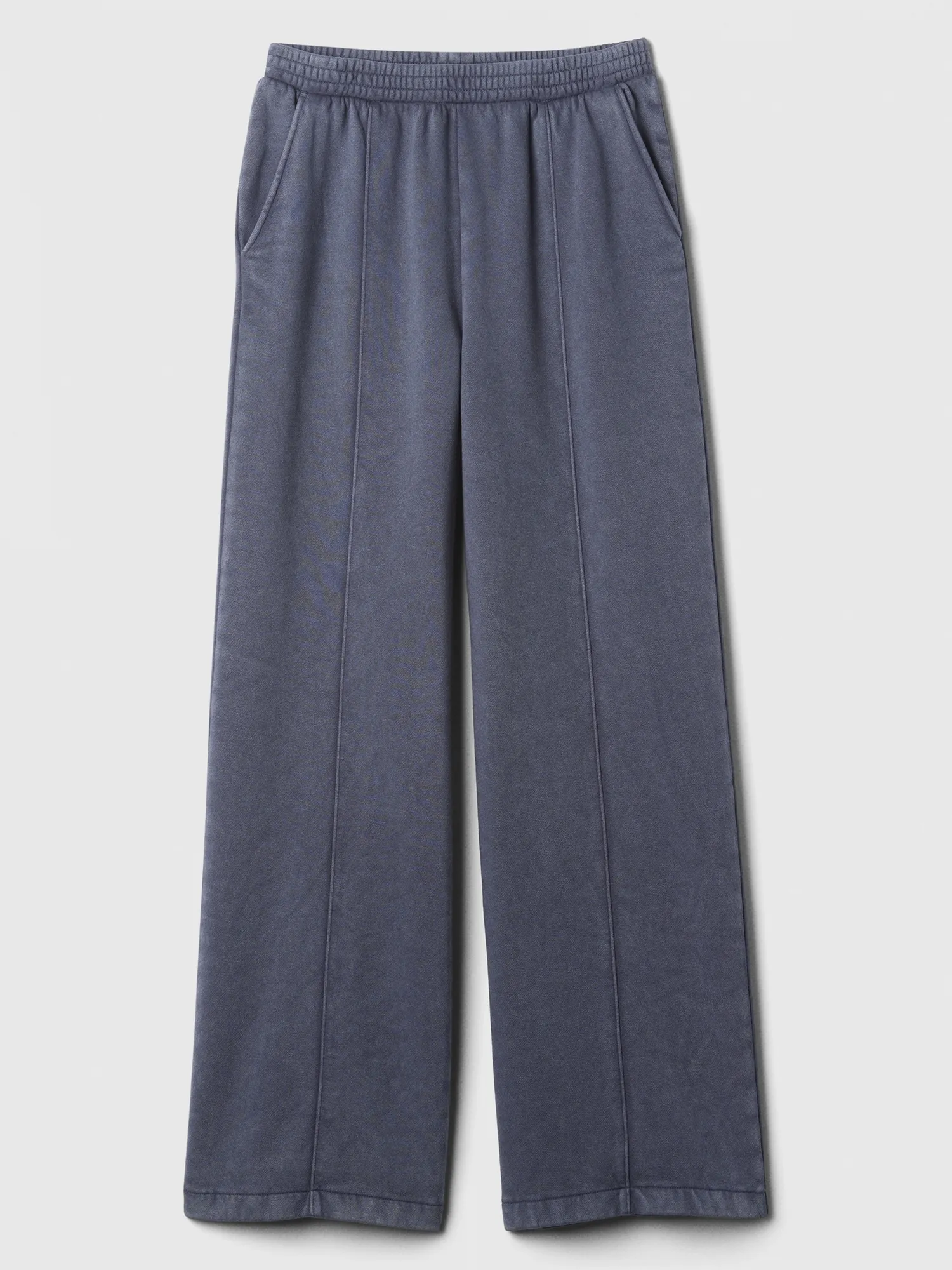 Seamed Wide-Leg Trousers