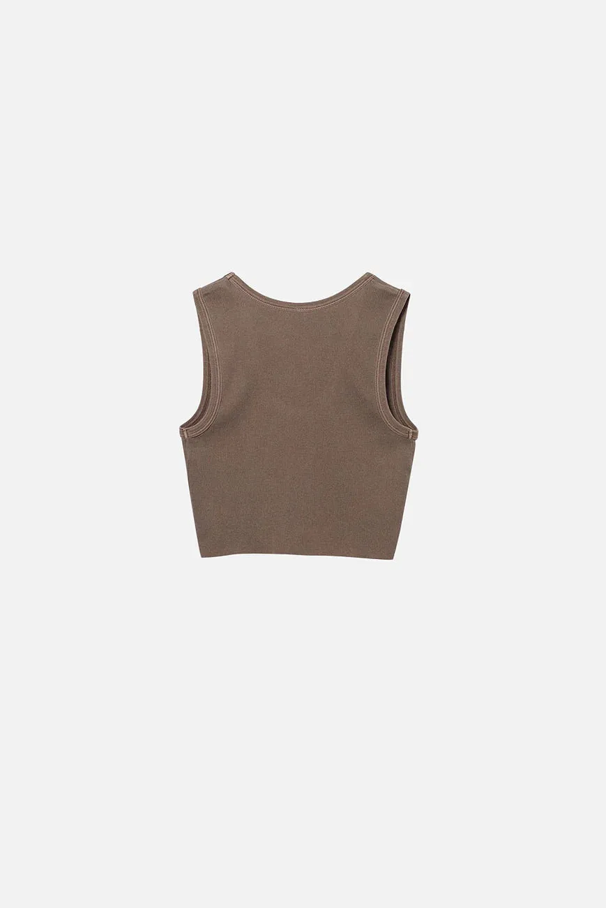 Vintage Brown Tank Top