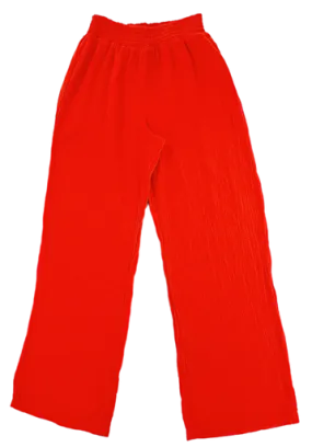 Ladybug Smocked Waist Wide Leg Pant