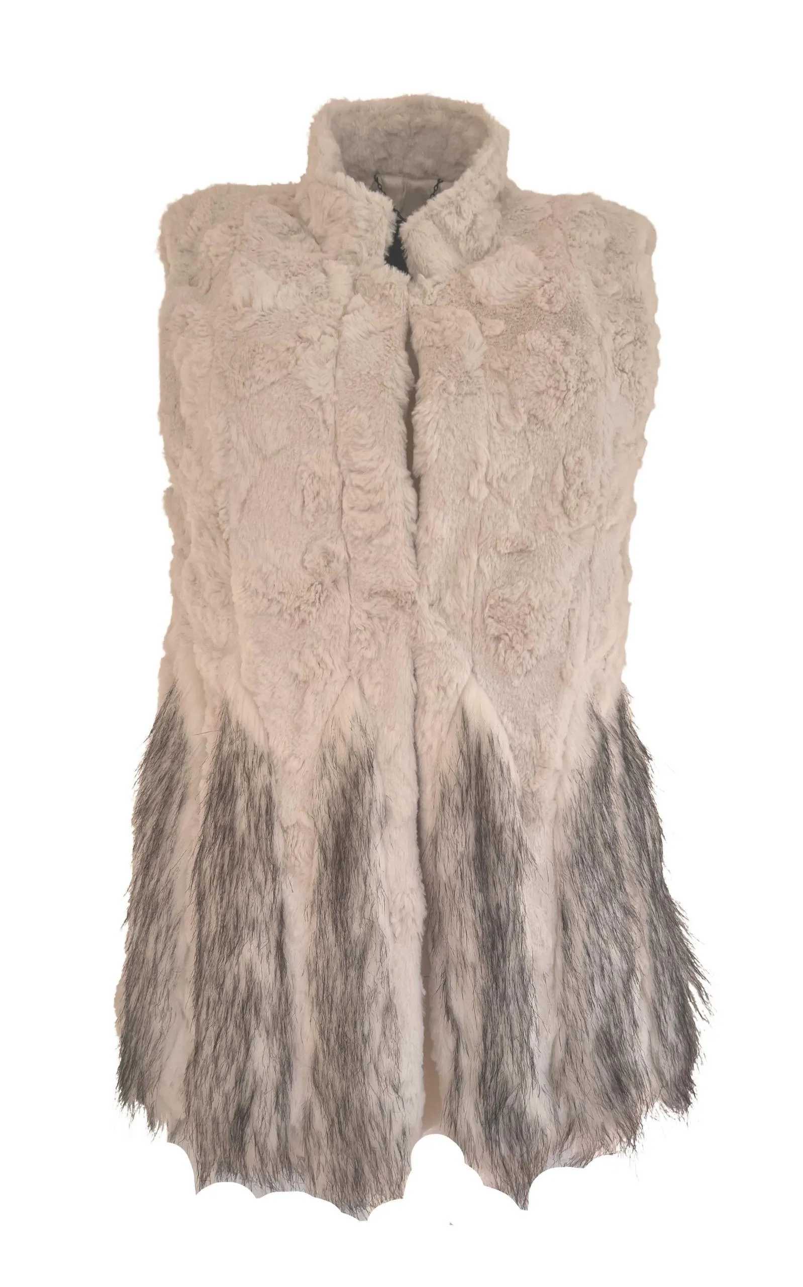 Faux Fur Vest in 'Adler' Style