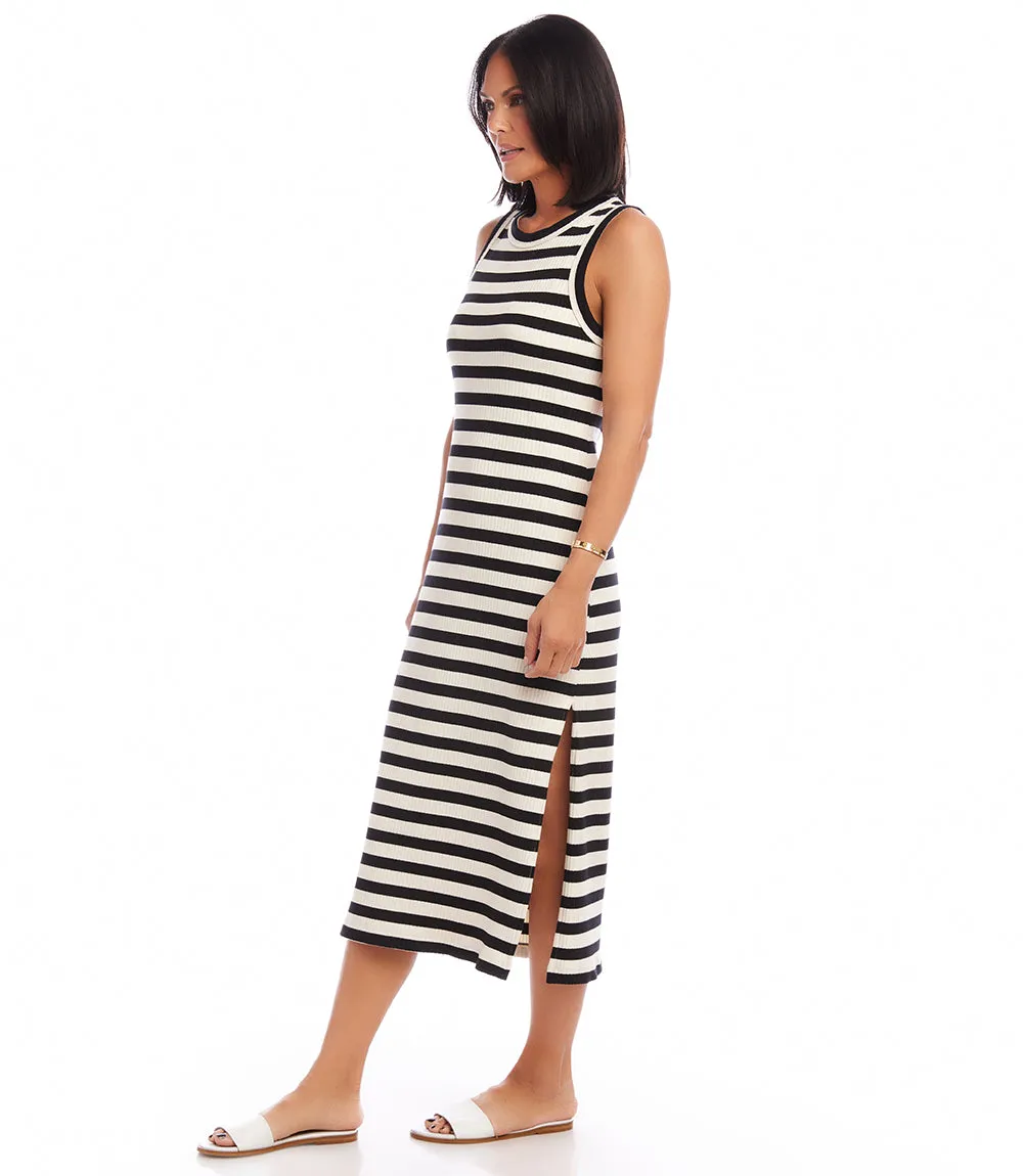 Striped Midi Column Dress