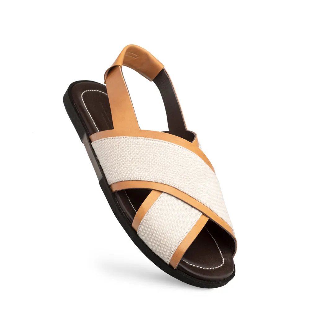 Cross-Strap Sandal