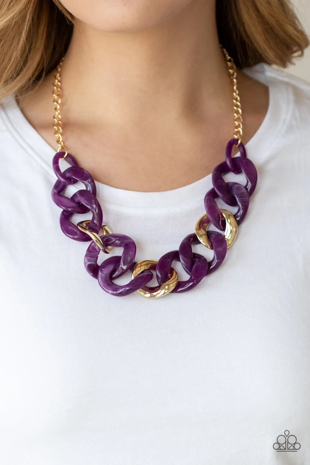 Elegant Purple Necklace