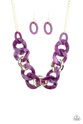 Elegant Purple Necklace