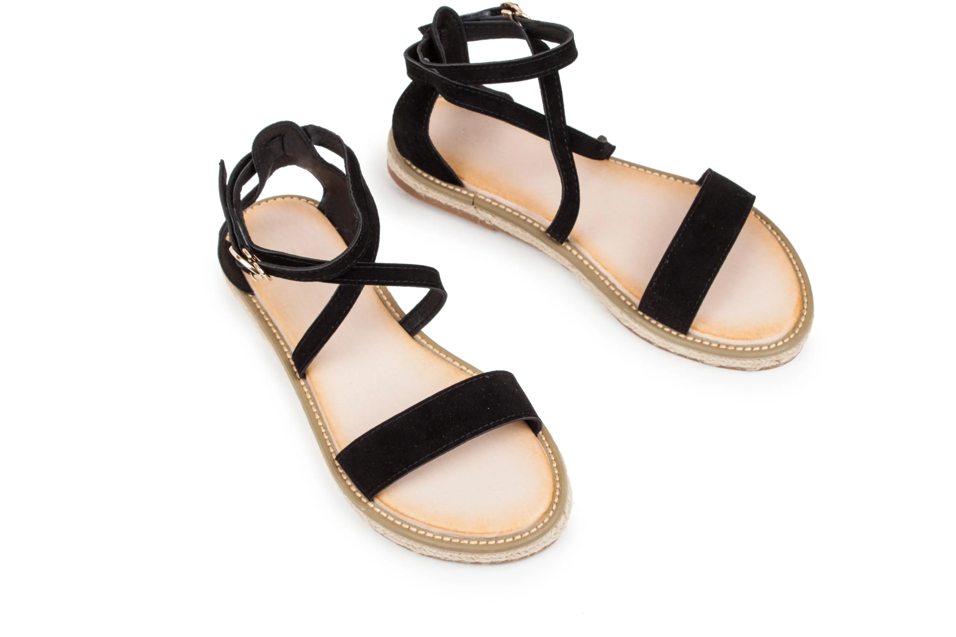 Rome Sandals with Cross Straps for Women from Haute Edition