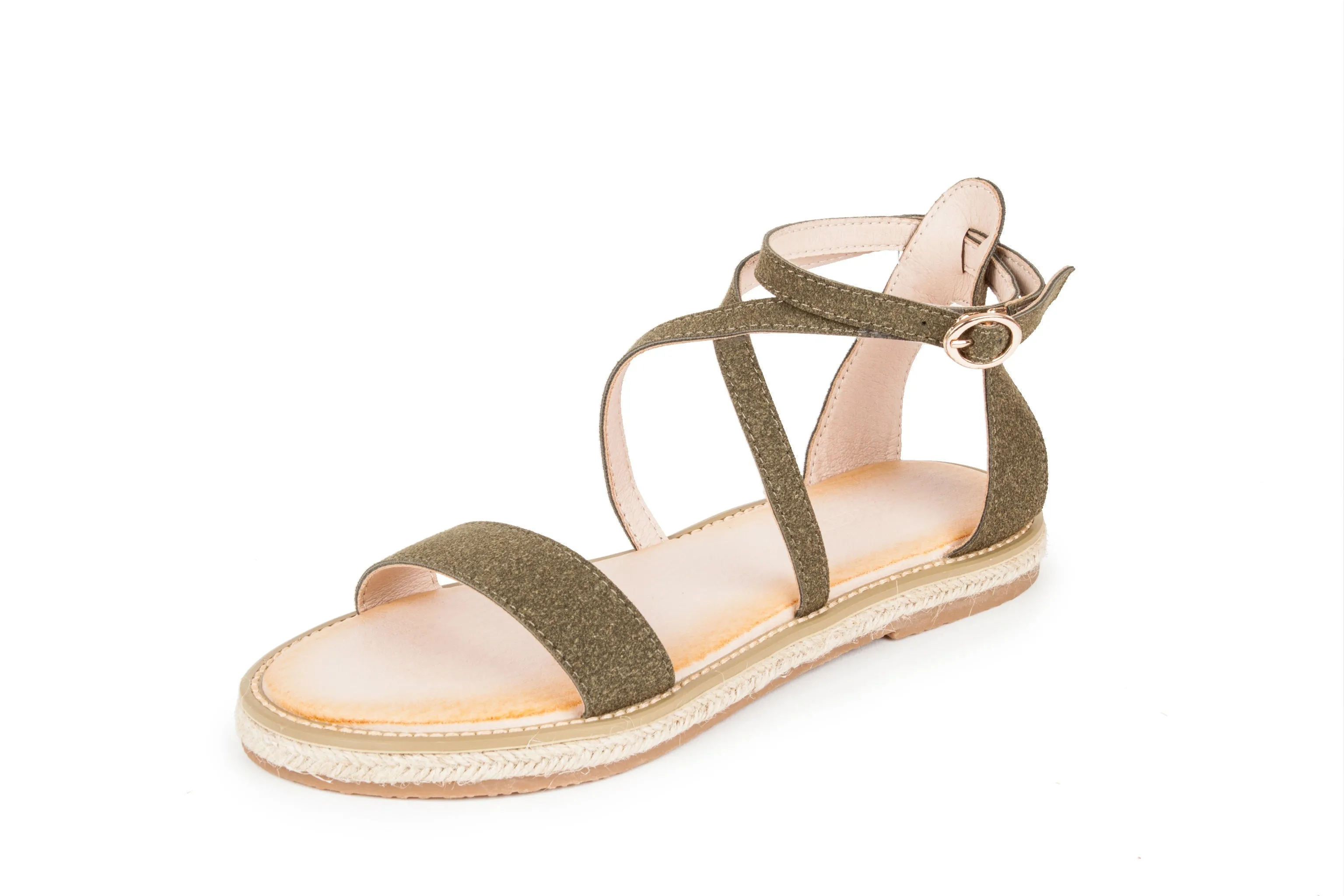 Rome Sandals with Cross Straps for Women from Haute Edition