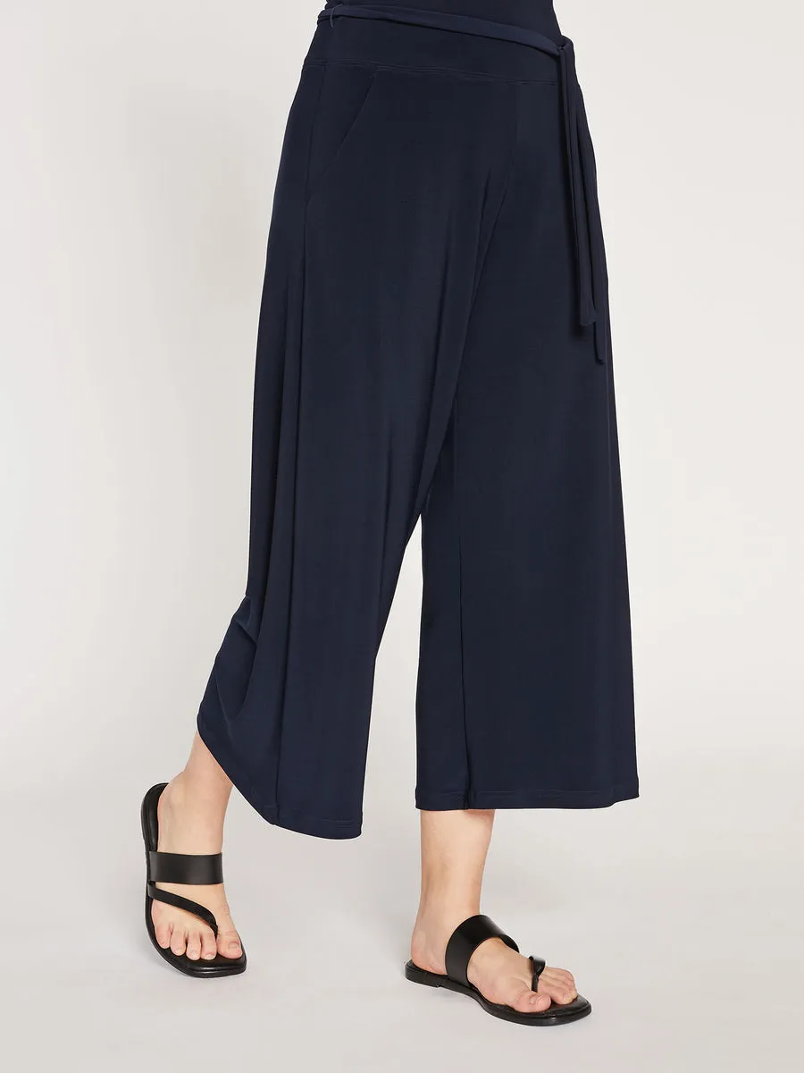 Sympli 27204 Women's Wide Leg Trouser Crop