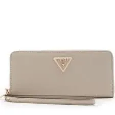 Taupe GUESS Cosette Large Zip Around Wallet