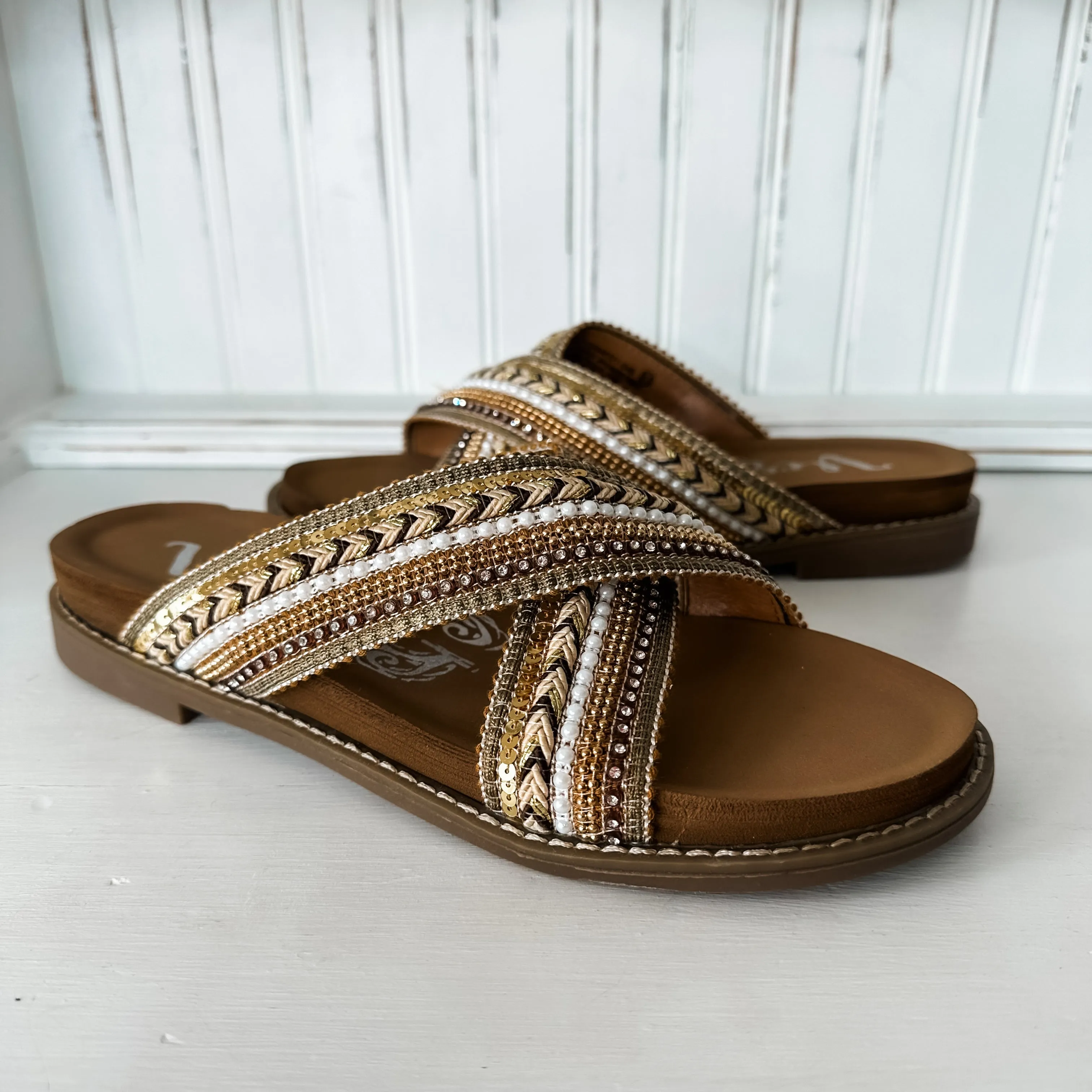 Bronze Elkin Sandals